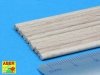Aber WR3 Wood round rods 3,00 mm lenght 250 mm x 10 pcs.